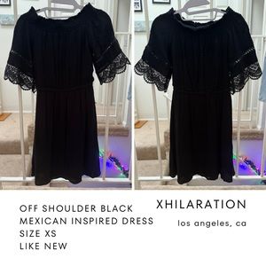 Off shoulder Mexican-inspired dress